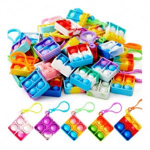 Unique Quacking <b>Duck</b> Sound Effect Lightweight Keychain Fidget Toy Durable PVC Material Custom Logo Sensory Play Promotional - Product Image 1