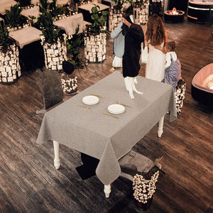 Nappe de table à manger moderne tissée carrée de luxe, imperméable, antimanchas, 100% polyester pour un usage domestique - Product Image 3