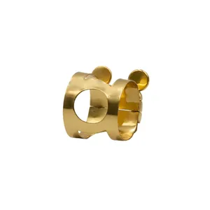 Saxfone Parts Accessoires <span class=keywords><strong>Ligature</strong></span> pour <span class=keywords><strong>saxophone</strong></span> soprano/<span class=keywords><strong>alto</strong></span>/ténor Vis d'embouchure de <span class=keywords><strong>saxophone</strong></span> en métal Ligatures plaquées or - Product Image 5