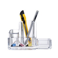 Organizer Cosmetico Classico in Acrilico All'Ingrosso, Scatola Portacosmetici Multi-Scomparto 4-in-1 per Decorazione Casa