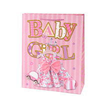 Sac cadeau en papier tendance, très vendu, pour bébés et enfants, avec vernis pailleté, sac fourre-tout pour chaussures, vêtements et cadeaux pour enfants