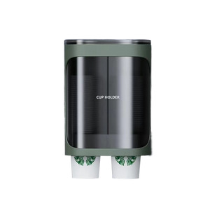 <b>Plastic</b> Disposable Cup Automatic Dispenser <b>Hook</b> Type Wall-Mounted Household Water Dispenser Single-Tier Paper Cup Storage Rack - Product Image 5