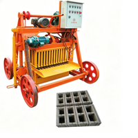 Machine à fabriquer des briques de conception compacte, 2500 pièces, avec un aménagement gain de place pour le développement urbain