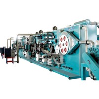 Ligne de production automatique de serviettes hygiéniques jetables, 200 pièces