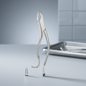 Forceps d'extraction dentaire manuels en acier, modèle américain - Product Image 3