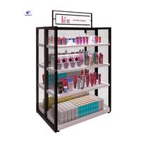 Étagères de présentation de cosmétiques personnalisées colorées à la mode Boutique de beauté Magasin de cosmétiques Étagère de présentation de maquillage Centre commercial Étagère murale de présentation de maquillage