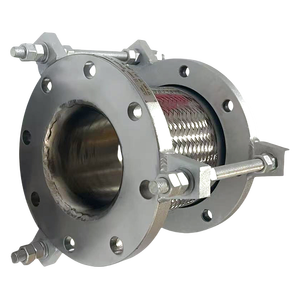 Joint de dilatation à soufflet forgé en acier inoxydable 304/316 avec manchon de guidage, 1 pièce, pour applications thermiques, chimiques, pétrolières et marines - Product Image 3