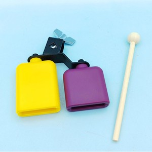 Instrumentos de Percusión Orff para Niños al por Mayor: Campanas de Vaca Coloridas, Bloques de Ritmo Educativos de Plástico, Claquetas Cuadradas para Niños - Product Image 3