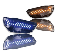 Feux avant LED CREULI, clignotants dynamiques séquentiels DRL, plug-and-play, barre lumineuse avant fumée, pièces automobiles pour Audi A6 C7 PA 14-18