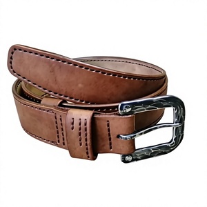 Cuir véritable 100% cuir de vache haute durabilité, imperméable, écologique, léger, style vintage pour homme, avec broche en acier tressé - Product Image 2