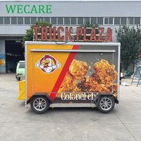 Wecare DOT Mini Camion de Cuisine Mobile, Chariot à Desserts, BBQ, Hot-dogs, Camionnette à Glaces avec Équipement de Cuisine Complet à Vendre