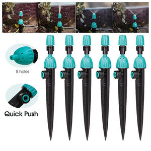 Buse d'irrigation par aspersion à connexion rapide, pulvérisateur de brume pour système d'arrosage des plantes de jardin, paquet de 5 - Product Image 4