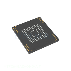 ไอซี MTFC64GAZAQHD-AIT 512บิต <span class=keywords><strong>MMC</strong></span> 153 VFBGA ชิ้นส่วนอิเล็กทรอนิกส์ - Product Image 1