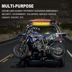 6 13 18 <span class=keywords><strong>24</strong></span> 29 35 41 46 inch COB <span class=keywords><strong>LED</strong></span> giao thông làm việc thanh ánh sáng 18W 54W 108W màu đỏ hổ phách đèn hiệu cảnh báo khẩn cấp ánh sáng nhấp nháy - Product Image 5