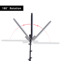 Anneau lumineux LED professionnel de studio de 21 pouces, température de couleur réglable, télécommande, trépied pour téléphone