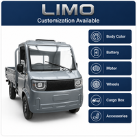 Véhicule utilitaire électrique homologué CEE, mini-camion électrique, vente en gros d'usine, camions utilitaires électriques à 4 roues