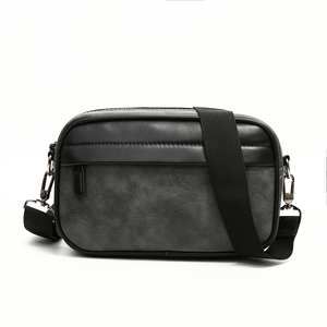Borsa a Tracolla Piccola Retrò Vintage da <span class=keywords><strong>Uomo</strong></span>, Impermeabile in Pelle PU, Stile Messenger per Affari e Viaggi, Alla Moda e Portatile - Product Image 3