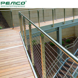 Rampe de <span class=keywords><strong>terrasse</strong></span> verticale en câble métallique pour extérieur, <span class=keywords><strong>balustrade</strong></span> en acier inoxydable - Product Image 5