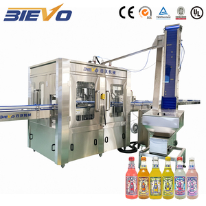 Machine de remplissage de boissons gazeuses en bouteille de verre certifiée CE ISO9001, 3 en 1, automatique, pour bière gazeuse, fabricant vérifié - Product Image 1