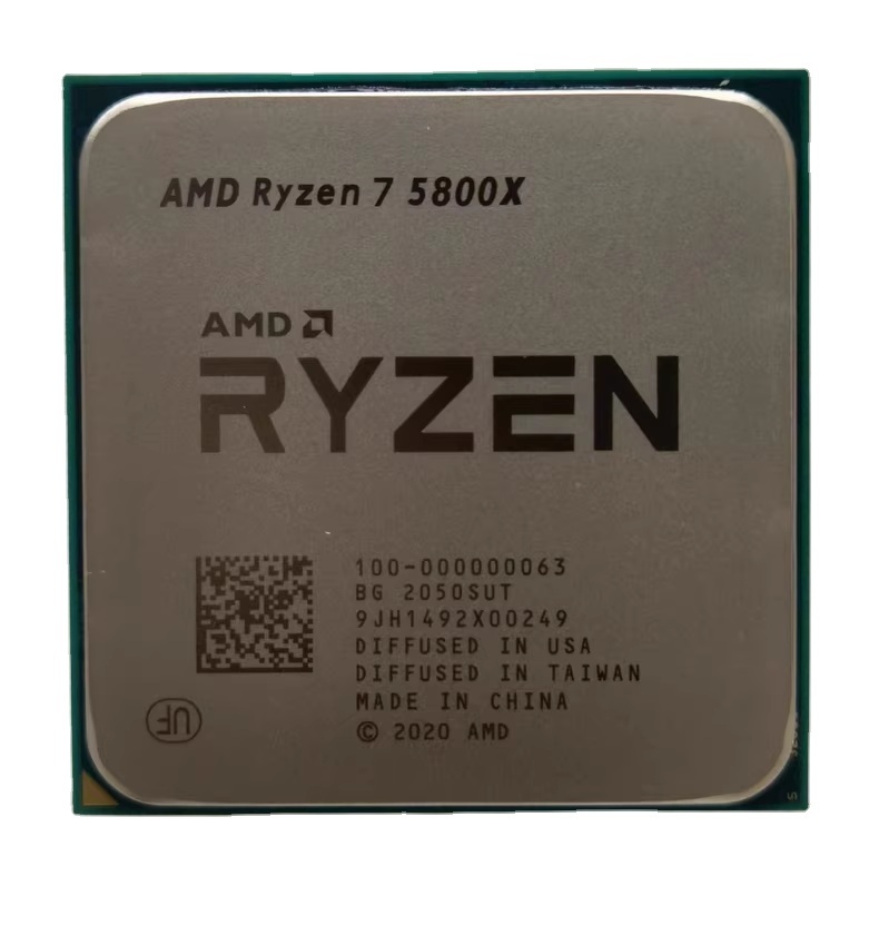 Original AMD Ryzen 7 5800X 3.8-4.7GHz 8 Core 16 Thread Socket <strong>AM4</strong> 105W CPU <strong>Processor</strong>