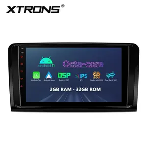 XTRONS radio android schermo IPS da 9 pollici audio multimediale per auto per mercedes-benz classe ml w164 con gioco per auto DSP integrato