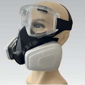 <span class=keywords><strong>Masque</strong></span> à gaz demi-visage pour la peinture au pistolet, la protection contre les pesticides, les produits chimiques et le formaldéhyde pour les modèles - Product Image 2