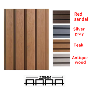 Paneles <span class=keywords><strong>de</strong></span> Revestimiento <span class=keywords><strong>de</strong></span> Pared WPC Ecológicos e Impermeables para Uso en Hoteles, Diseño Moderno, Decoración Exterior - Product Image 5