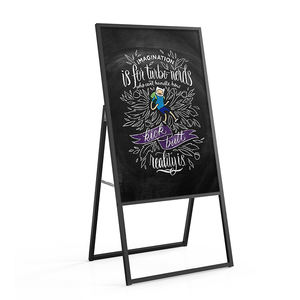 BOZE <span class=keywords><strong>Pizarra</strong></span> <span class=keywords><strong>Cartelera</strong></span> Tienda Menú Precio Tablero de exhibición Soporte en forma de A Cafetería al aire libre Estante de exhibición de piso escrito a mano - Product Image 1