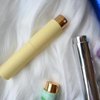 Atomiseur de parfum en spray torsadé écologique 8ml 10ml 15ml 20ml Bouteilles en verre mat au toucher doux