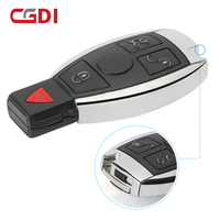 CGDI W221/W211/W210/W203/W208 스마트키 (레드닷 패닉 기능 포함) 315MHz 433MHz 자동 주파수 변환 벤츠 블랙 3버튼