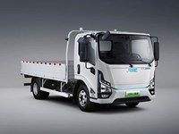 Super Offre 2023 : Camion Électrique JMC Lexing Eluda, Véhicule Utilitaire Multi-Boîtes à Direction Gauche, Batteries 77.28 et 100.46 kWh, Vente Flash