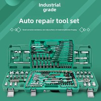 Juego de Llaves de Trinquete Duraderas de Alta Calidad para Reparación y Mantenimiento de Automóviles, Herramientas Especializadas para Vehículos, Kit Completo de Herramientas