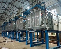 Machine automatique Milon pour la production de mousse EPS, polystyrène et styromousse pour la ligne de production de boîtes d'emballage, contrôle PLC + écran tactile, économie d'énergie