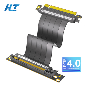 Tốc độ cao <span class=keywords><strong>PCI</strong></span> <span class=keywords><strong>Express</strong></span> 4.0 <span class=keywords><strong>16X</strong></span> Riser cáp cho máy tính để bàn GPU 90 độ linh hoạt Ribbon cáp mở rộng cho card đồ họa <span class=keywords><strong>PCI</strong></span>-E 4.0 - Product Image 1