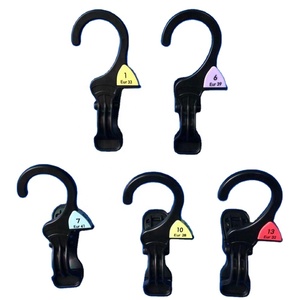 Giày Treo móc flip-flops Đen vật liệu Nhựa Móc Cá Sấu cho trẻ em cửa hàng giày hiển thị móc khởi động clip - Product Image 1