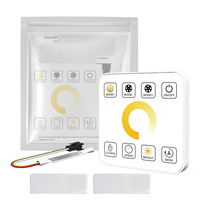 Contrôleur Mini RF Sans Fil Dimmable pour LED Effet Eau Courante (Simple/CCT/RGB) avec Fonction Cascade et Retour d'Eau à Arrêt Automatique