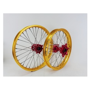 Offre Spéciale pour <span class=keywords><strong>CRF</strong></span> <span class=keywords><strong>450</strong></span> 2017 avant 21*1.6 arrière 19*1.85 36 trous rayons jeu de roues - Product Image 2
