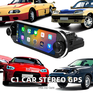 C1 6.86 inch android13 T100 OLED 1280*480P bảng điều khiển xe stereo với BT đài phát thanh GPS Carplay 2 knobs Thiết kế ghế sau giải trí - Product Image 6