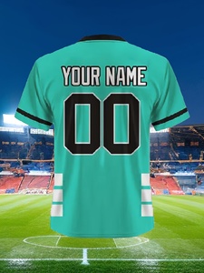 Biểu Tượng Tùy Chỉnh Mencomfortable Thoáng Khí Mỹ Đồng Phụ<span class=keywords><strong>c</strong></span> Bóng Đá Cho Người Lớn Tùy Chỉnh Tên Đội Ngắn Tay Áo Bộ - Product Image 2