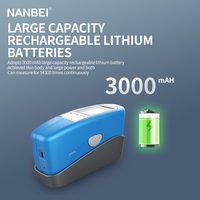 NANBEI 60 Degree Car Paint Tester Gloss Meter with 1 Year Warranty IP55 Protection 0.5s for Time for Metals