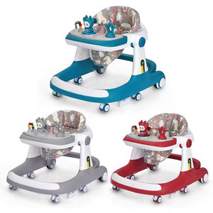 Trotteur pliable en plastique à hauteur réglable pour enfants de <span class=keywords><strong>0</strong></span> à <span class=keywords><strong>1</strong></span> an pour bébé poussant assis Type de voiture jouet pour apprendre pour les garçons - Product Image 4