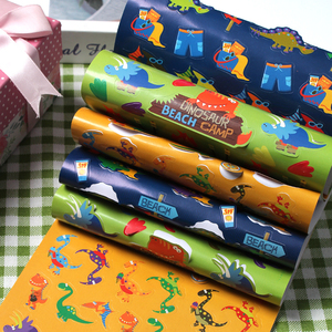 Libro di Adesivi a Tema Dinosauri e Campeggio in Spiaggia, Adesivi Assortiti per Bambini, Ideali per Insegnanti, Premi in Classe e Progetti Fai-da-Te - Product Image 2