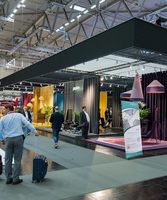 Impression publicitaire personnalisée, bannière X imperméable, stand d'exposition pour salons professionnels