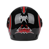 Casco de Motocicleta Modular de Cara Completa, Éxito de Ventas, con Máscara, Ojos LED y Logo Personalizado para Mujer, en Púrpura y Rosa, Fabricado en Guangzhou