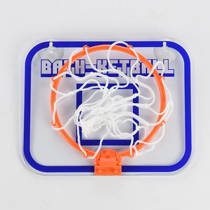 Tablero de baloncesto transparente para niños, sin necesidad de taladro, aro divertido para jugar en el baño, de 2 a 4 años, unisex - Product Image 2