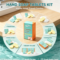 Tablettes de savon moussant pour les mains, nettoyant quotidien non irritant aux ingrédients minéraux naturels