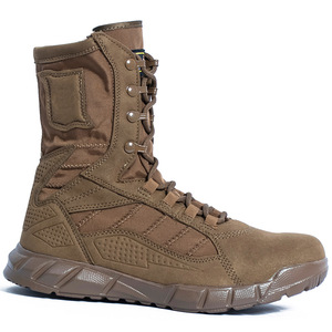 DF24 TSB01 <b>Black</b> Tactical <b>Boots</b> Men Waterproof Outdoor All Seasons Lace up Zipper Side High Top Plastic Portable - Product Image 6
