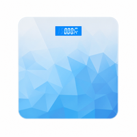 Balance numérique en verre trempé de haute précision avec grand écran LCD pour le suivi du poids et le fitness à domicile (vente en gros)