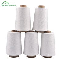 Fil Régénéré 20/1 Blanc Coton Polyester Mélangé pour la Fabrication de Chaussettes