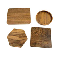 Disque en noyer noir usiné CNC, plaque en bois massif, styles variés pour personnalisation sur mesure